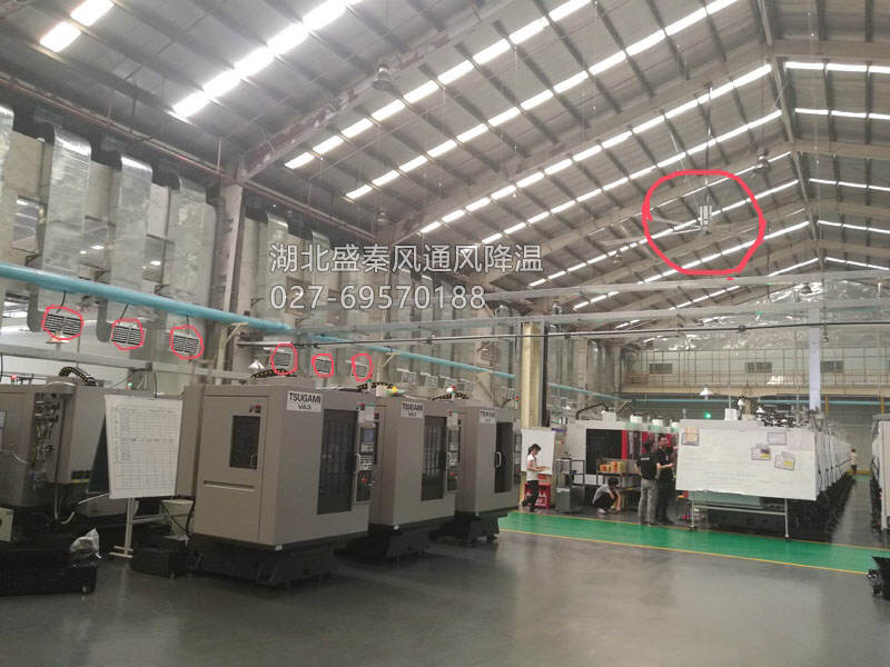 適用于高大廠房通風降溫設(shè)備 扇機組合