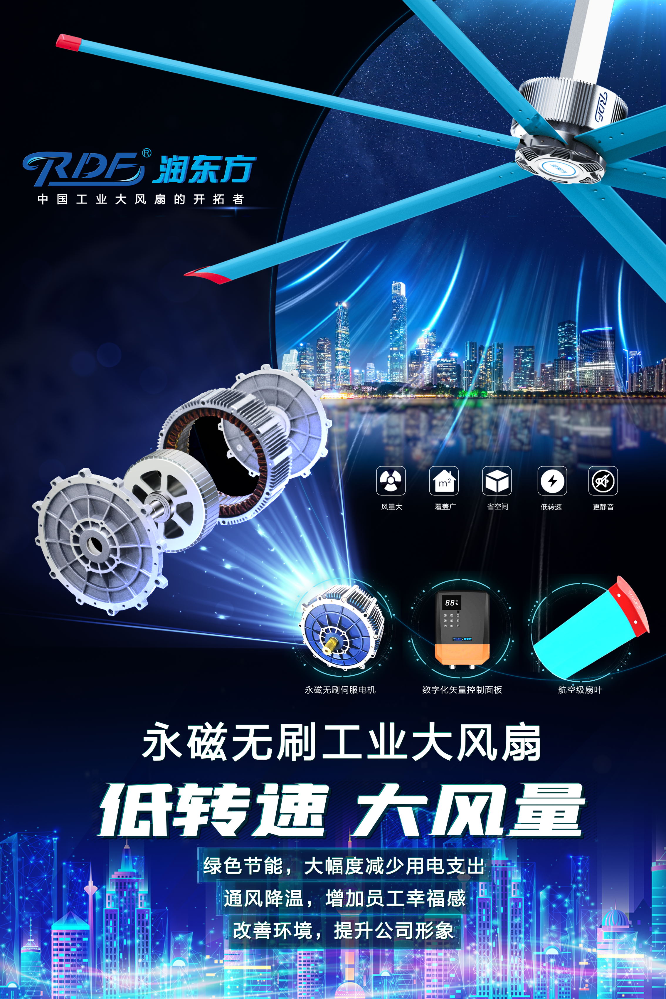 潤東方工業(yè)大風(fēng)扇到底有哪些核心技術(shù)與優(yōu)勢？
